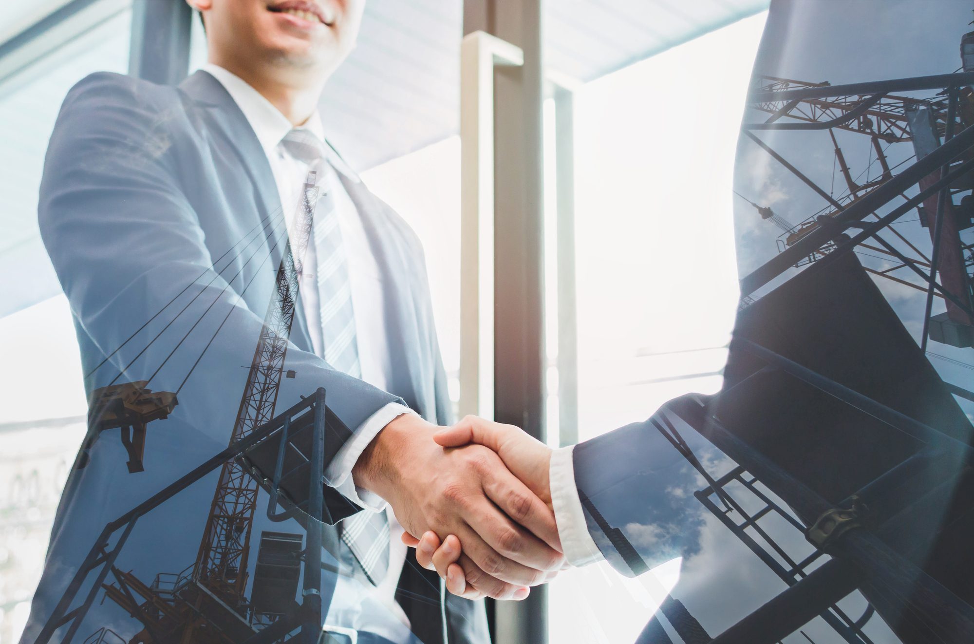 Businessmen Reaching An Agreement